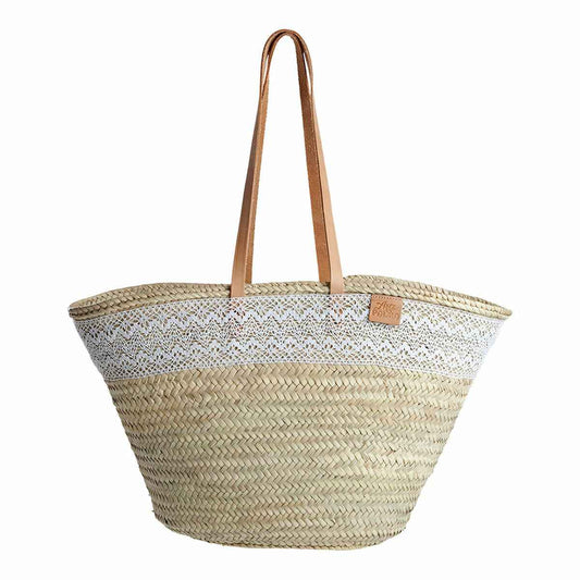 Sac à main tressé naturel EDM Cala – Un Must-have pour ton été