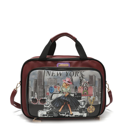 Bolso Cosmetiquero Multifuncional Nicole Lee: Glamour y Organización en Uno - Luna Bordada