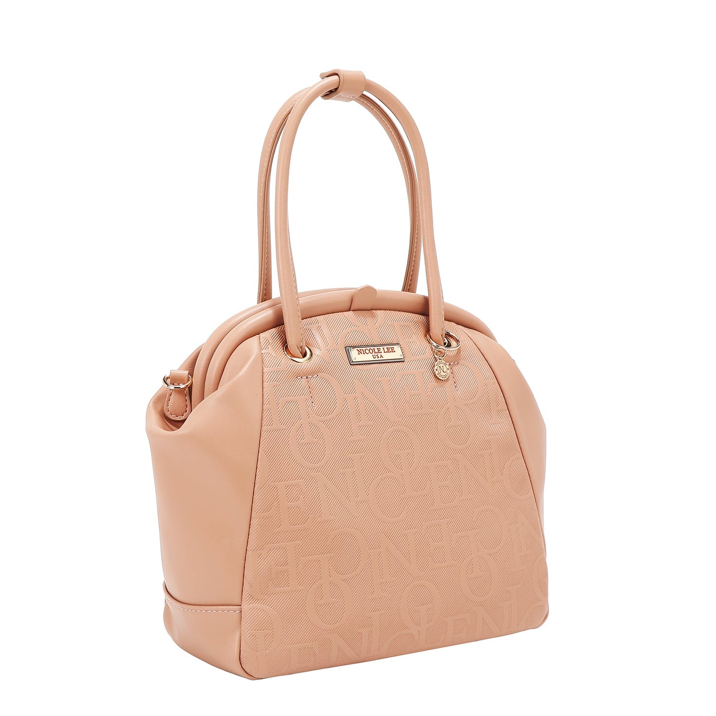 Bolso de Hombro Elegante Rosa con Marco en Relieve - Estilo y Versatilidad