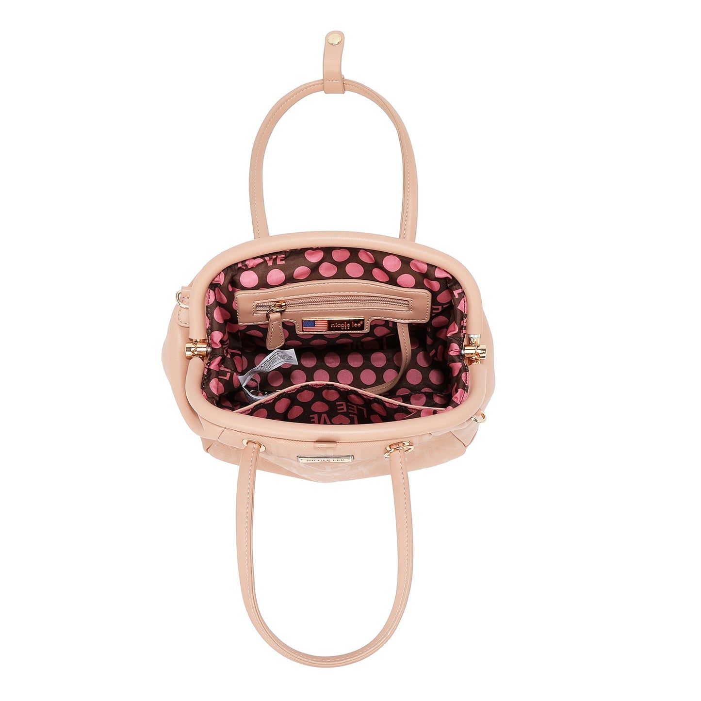 Bolso de Hombro Elegante Rosa con Marco en Relieve - Estilo y Versatilidad