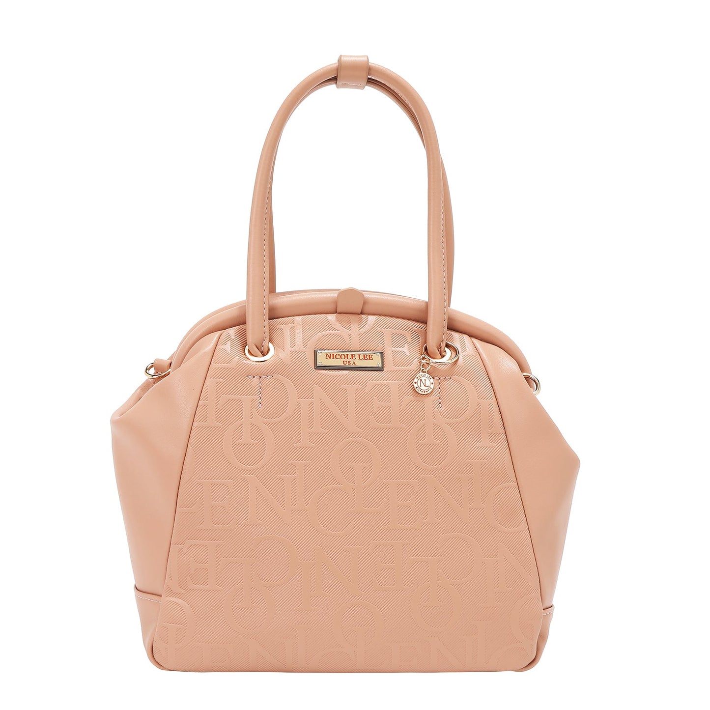 Bolso de Hombro Elegante Rosa con Marco en Relieve - Estilo y Versatilidad