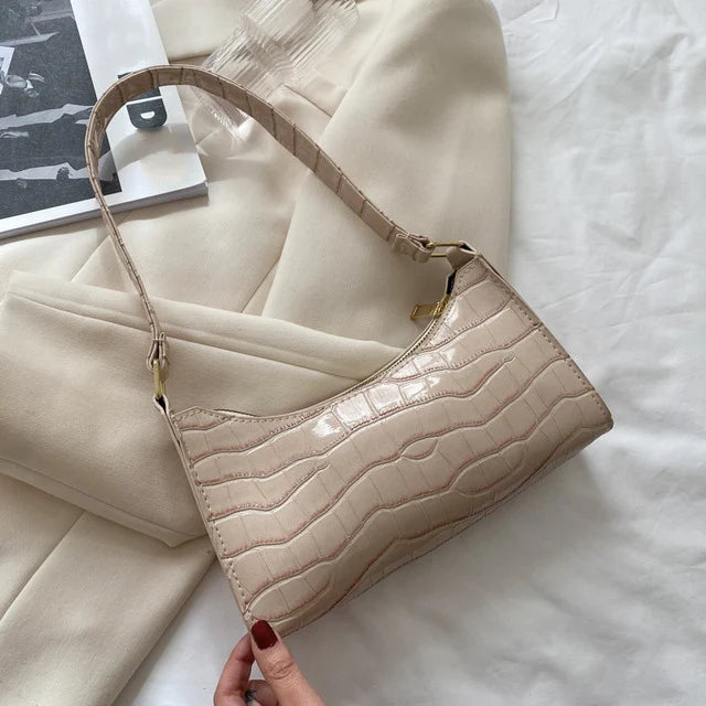 Bolso Croco Elegance para Mujer en Cuero PU | Bolso de Hombro y Bandolera