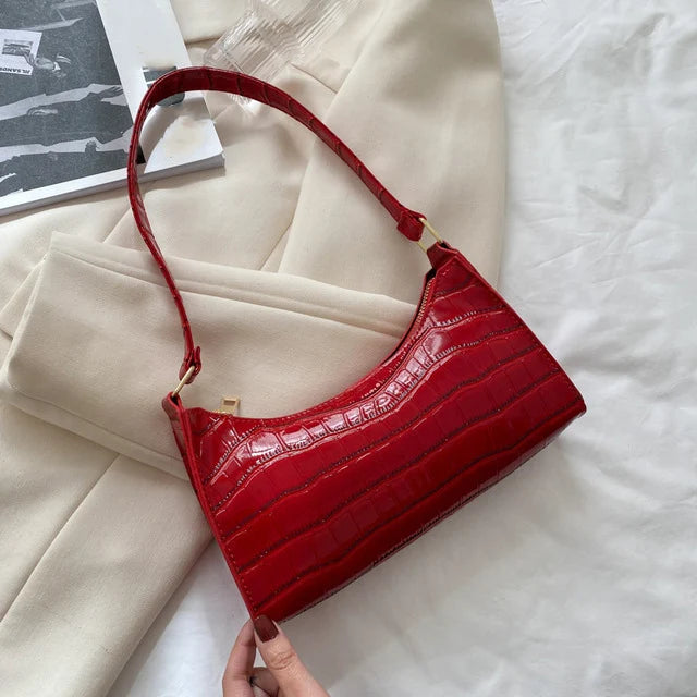 Bolso Croco Elegance para Mujer en Cuero PU | Bolso de Hombro y Bandolera