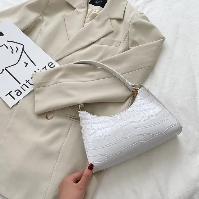 Bolso Croco Elegance para Mujer en Cuero PU | Bolso de Hombro y Bandolera