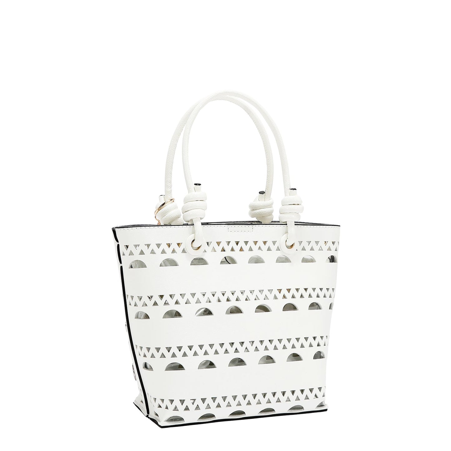 Bolso de Cubo con Remaches Plateados - Estilo y Versatilidad en Cada Ocasión