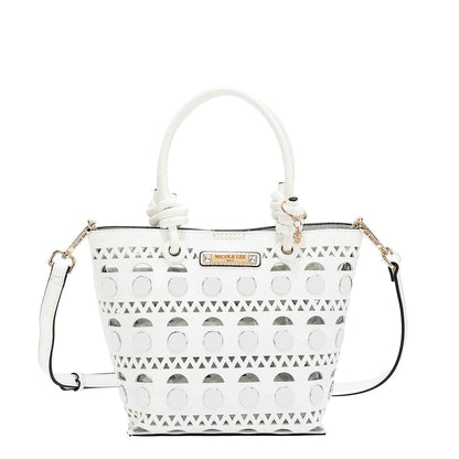 Sac cube à rivets argentés - Style et polyvalence pour chaque occasion