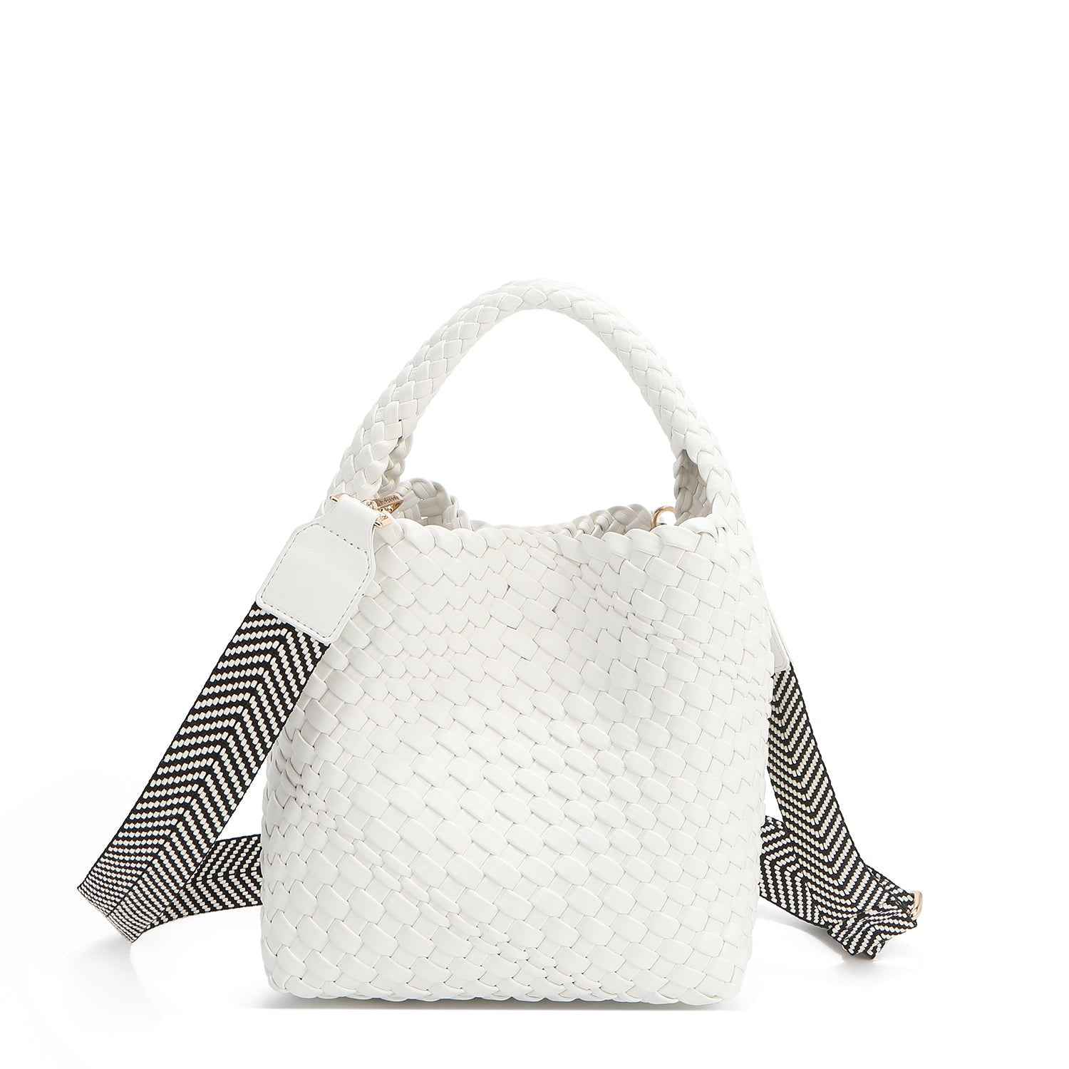 Bolsa Juni con Estuche: Estilo y Versatilidad en Blanco