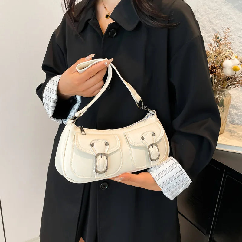 Bolso de Hombro para Mujer con Doble Bolsillo
