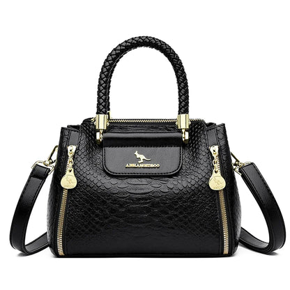Sac à main élégant Verona pour femme | Sophistication et polyvalence pour chaque occasion - Luna brodée