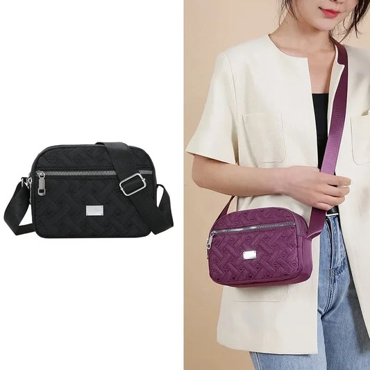 Mala Tiracolo Premium para Mulher — Compacta e Leve em Nylon