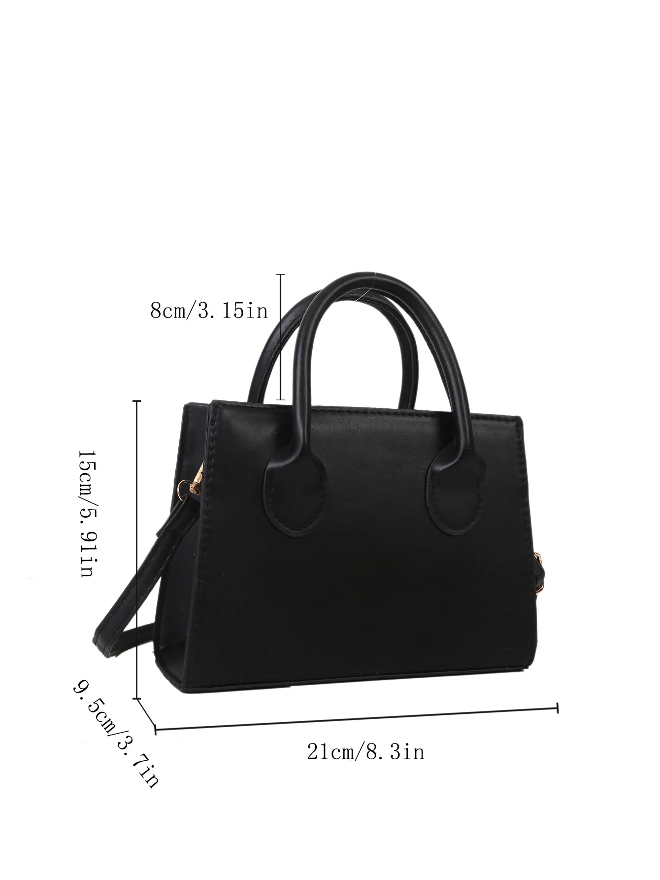 Bolso de Mano Minimalista con Cremallera