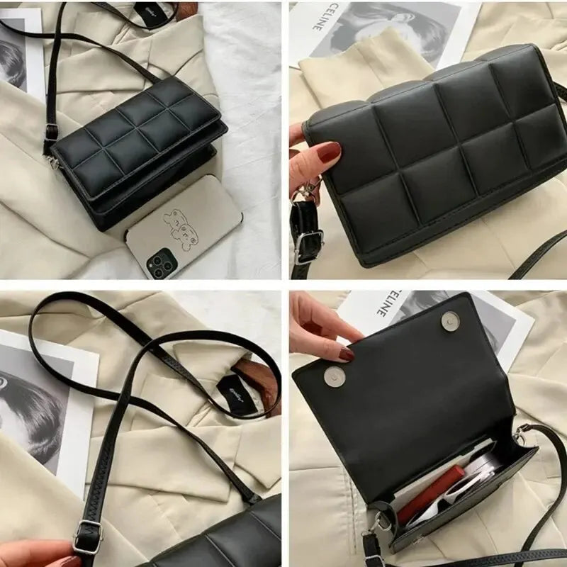 Bolso de Hombro Elegante para Mujer en Piel PU Premium con Bandolera y Diseño Clásico