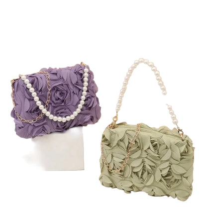 Borsa a tracolla floreale per donne: Eleganza e funzionalità in ogni occasione - Luna ricamata