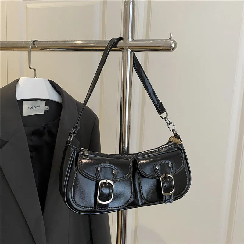 Bolso de Hombro para Mujer con Doble Bolsillo