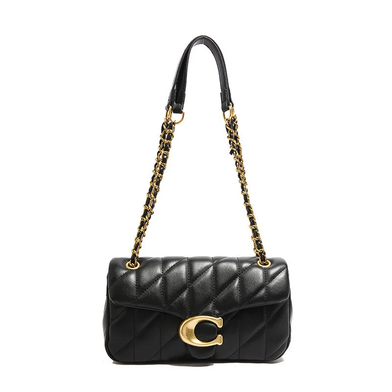 Bolso Bandolera Premium de Mujer en Piel Sintética con Cadena – Elegancia para Cualquier Ocasión