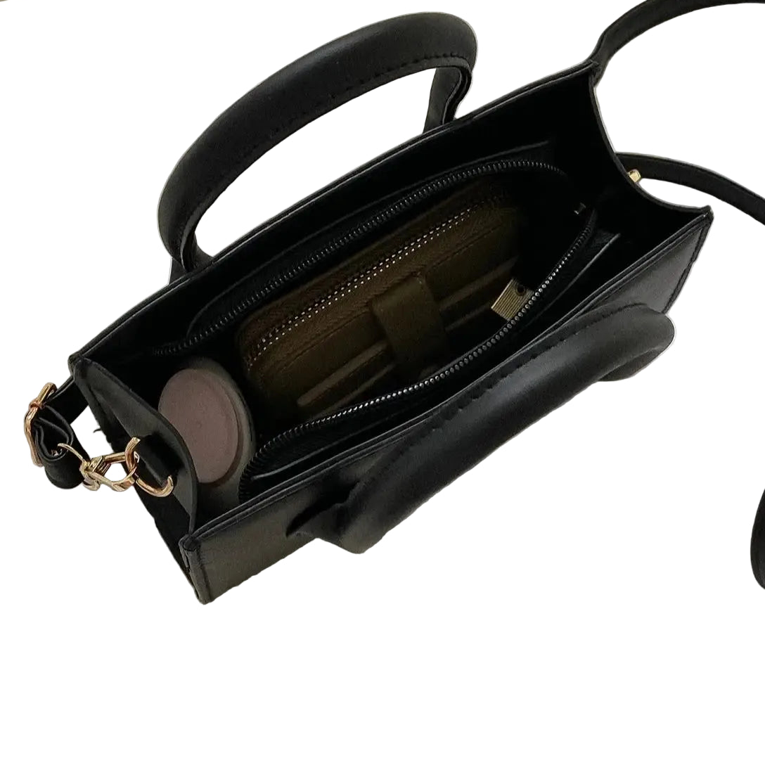 Bolso de Mano Minimalista con Cremallera