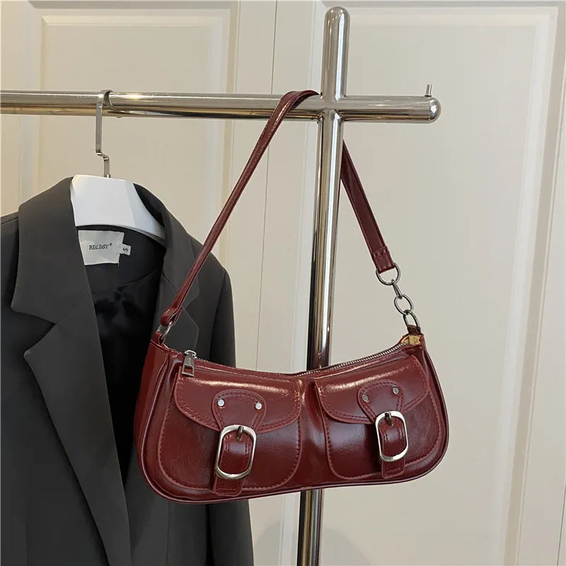 Bolso de Hombro para Mujer con Doble Bolsillo
