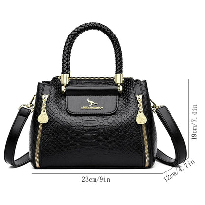 Sac à main élégant Verona pour femme | Sophistication et polyvalence pour chaque occasion - Luna brodée