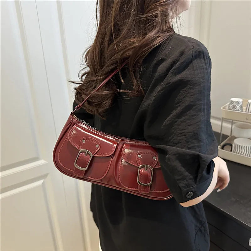 Bolso de Hombro para Mujer con Doble Bolsillo